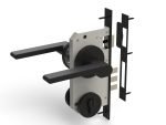 matte black mortice lock combo